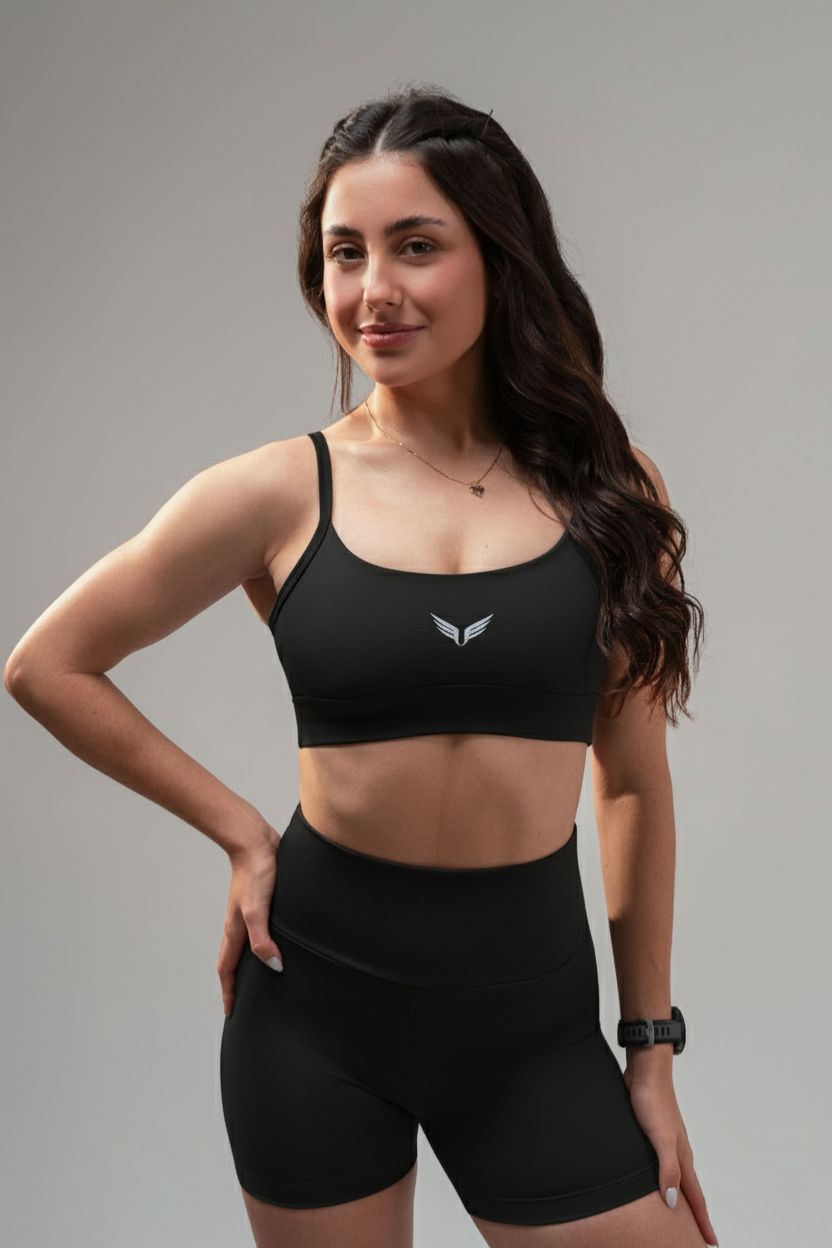 Top alça fina fitness