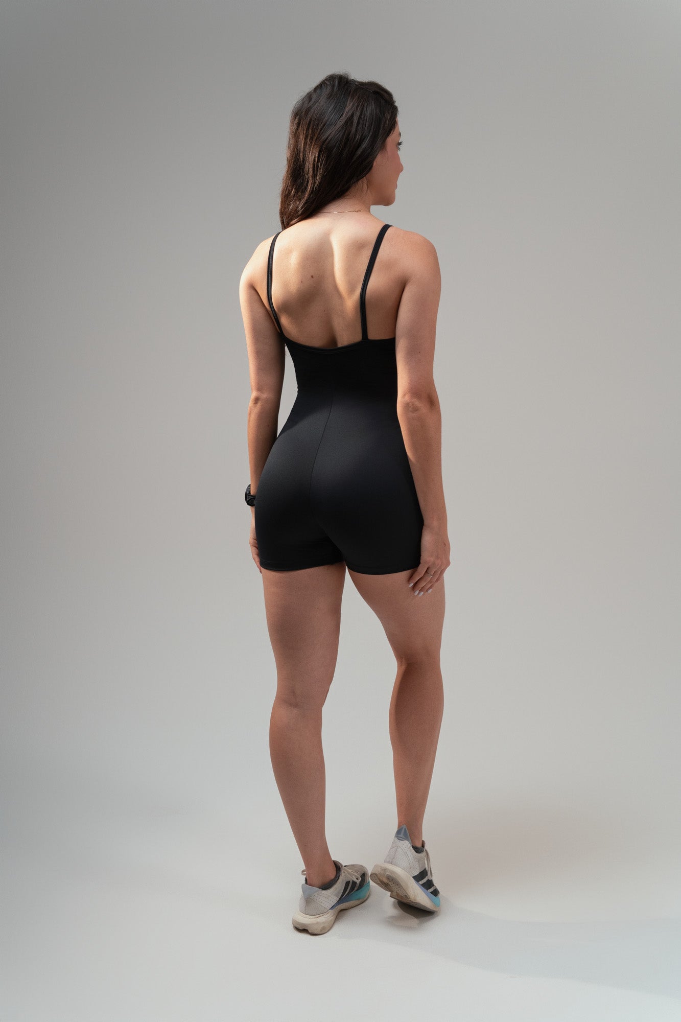 Macaquinho Poliamida Preto Básico fitness