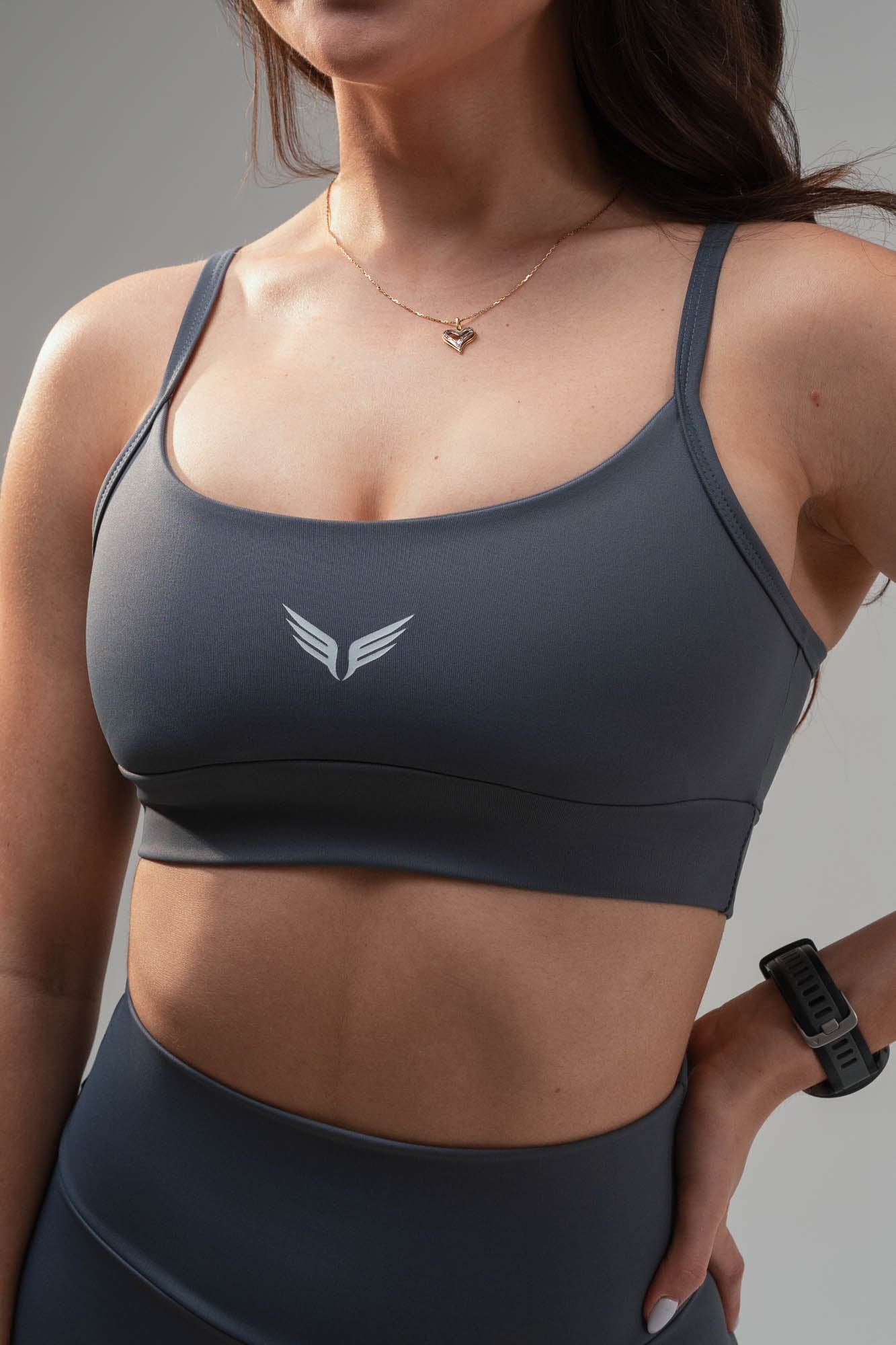 Top alça fina fitness